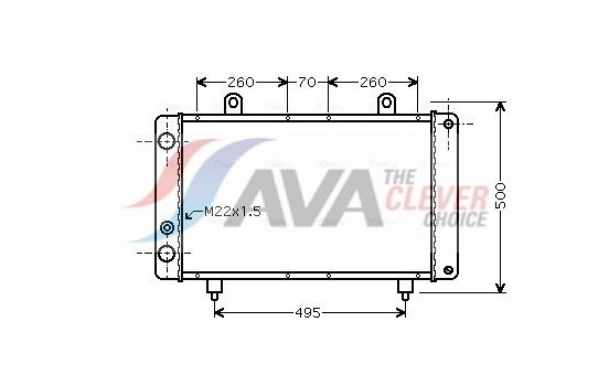 Kylare, motorkylning PEA2319 Ava Quality Cooling