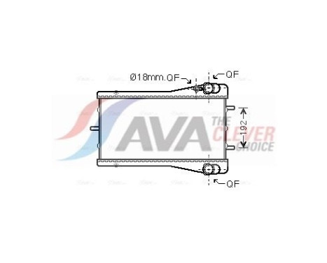 Kylare, motorkylning PR2044 Ava Quality Cooling
