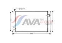 Kylare, motorkylning RE2021 Ava Quality Cooling