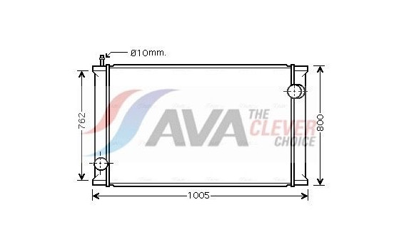 Kylare, motorkylning RE2021 Ava Quality Cooling