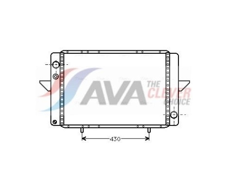 Kylare, motorkylning RT2107 Ava Quality Cooling