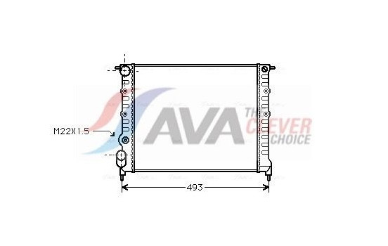 Kylare, motorkylning RT2118 Ava Quality Cooling