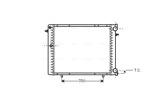 Kylare, motorkylning RT2125 Ava Quality Cooling