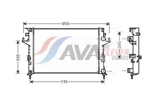 Kylare, motorkylning RT2291 Ava Quality Cooling