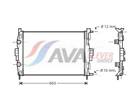 Kylare, motorkylning RT2307 Ava Quality Cooling