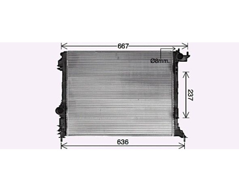 Kylare, motorkylning RT2645 Ava Quality Cooling