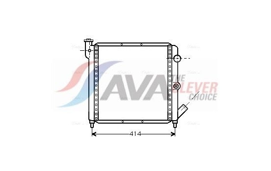 Kylare, motorkylning RTA2063 Ava Quality Cooling