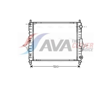 Kylare, motorkylning RTA2167 Ava Quality Cooling