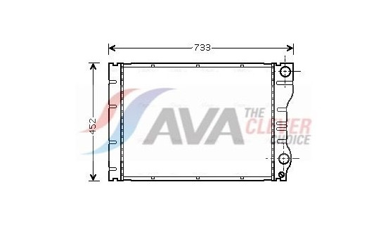 Kylare, motorkylning RTA2293 Ava Quality Cooling