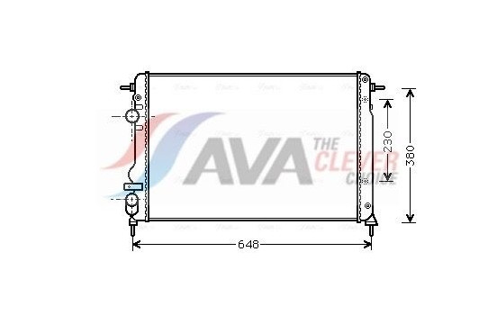 Kylare, motorkylning RTA2312 Ava Quality Cooling