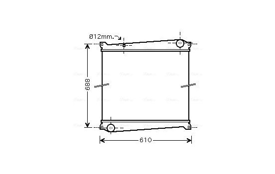 Kylare, motorkylning RTA2379 Ava Quality Cooling