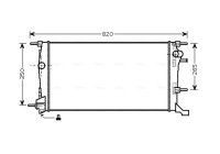 Kylare, motorkylning RTA2409 Ava Quality Cooling