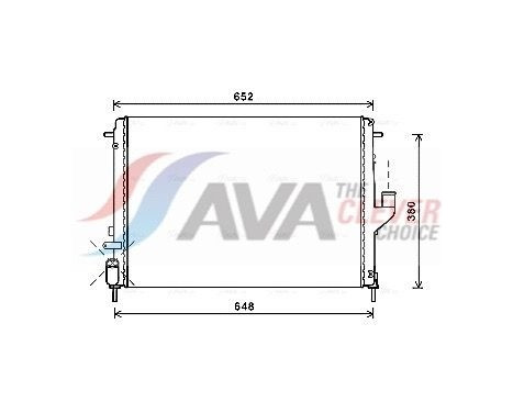 Kylare, motorkylning RTA2478 Ava Quality Cooling