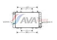 Kylare, motorkylning SA2009 Ava Quality Cooling