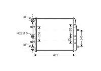 Kylare, motorkylning SAA2005 Ava Quality Cooling