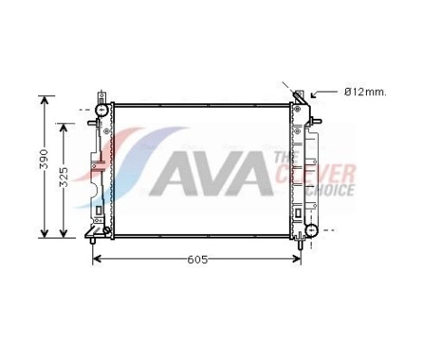 Kylare, motorkylning SB2028 Ava Quality Cooling