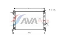 Kylare, motorkylning SB2035 Ava Quality Cooling