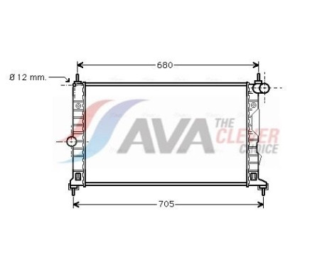 Kylare, motorkylning SB2055 Ava Quality Cooling