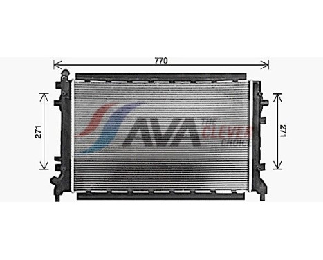 Kylare, motorkylning ST2048 Ava Quality Cooling