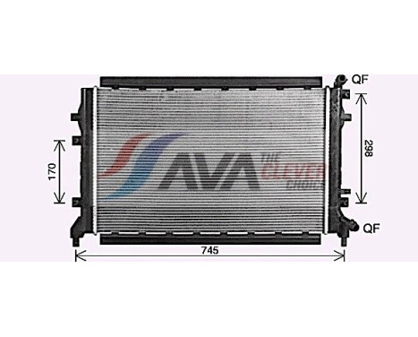 Kylare, motorkylning ST2048 Ava Quality Cooling, bild 2