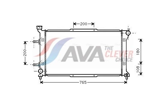 Kylare, motorkylning SU2037 Ava Quality Cooling
