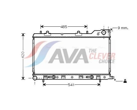 Kylare, motorkylning SU2048 Ava Quality Cooling