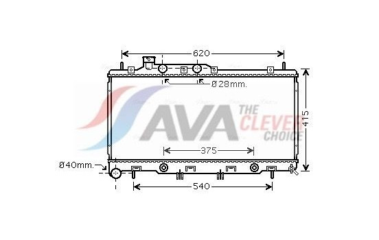 Kylare, motorkylning SU2069 Ava Quality Cooling