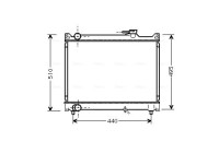 Kylare, motorkylning SZ2046 Ava Quality Cooling