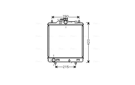 Kylare, motorkylning SZ2076 Ava Quality Cooling