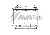Kylare, motorkylning SZ2102 Ava Quality Cooling