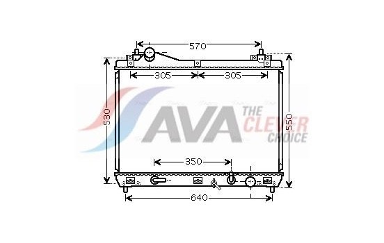 Kylare, motorkylning SZ2102 Ava Quality Cooling
