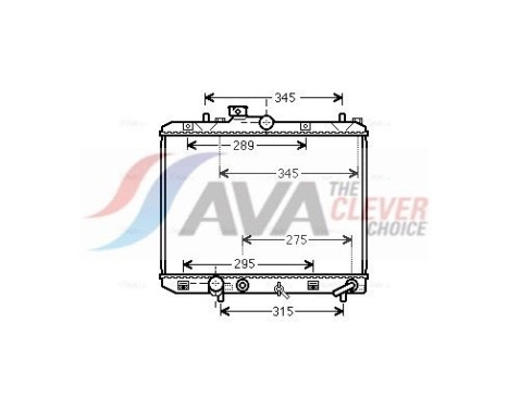 Kylare, motorkylning SZ2112 Ava Quality Cooling