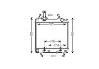 Kylare, motorkylning SZ2114 Ava Quality Cooling