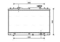 Kylare, motorkylning SZ2127 Ava Quality Cooling