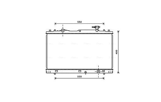 Kylare, motorkylning SZ2127 Ava Quality Cooling