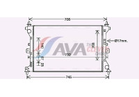 Kylare, motorkylning SZ2149 Ava Quality Cooling