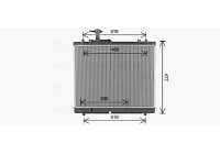 Kylare, motorkylning SZ2153 Ava Quality Cooling