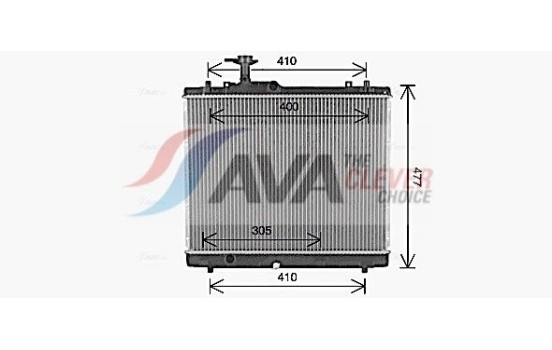 Kylare, motorkylning SZ2160 Ava Quality Cooling, bild 2