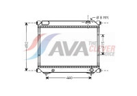 Kylare, motorkylning SZA2065 Ava Quality Cooling