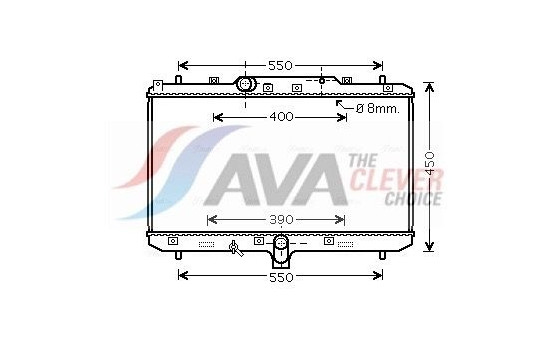 Kylare, motorkylning SZA2086 Ava Quality Cooling