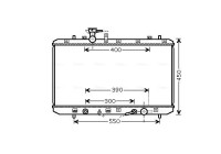 Kylare, motorkylning SZA2128 Ava Quality Cooling