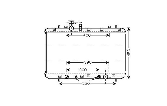 Kylare, motorkylning SZA2128 Ava Quality Cooling