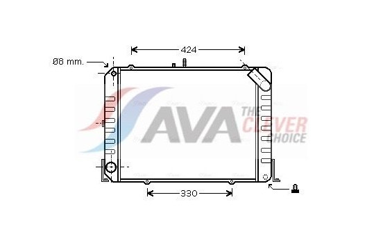 Kylare, motorkylning TO2139 Ava Quality Cooling