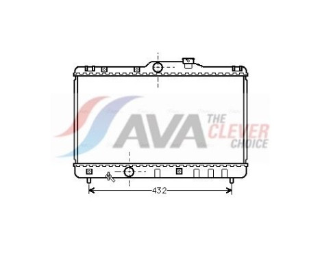 Kylare, motorkylning TO2140 Ava Quality Cooling