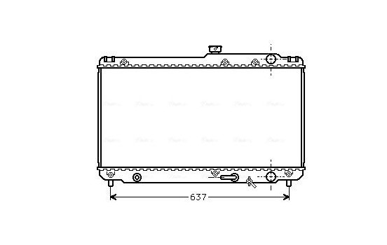 Kylare, motorkylning TO2187 Ava Quality Cooling