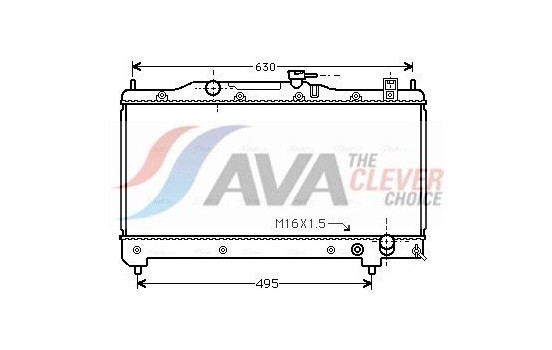 Kylare, motorkylning TO2239 Ava Quality Cooling