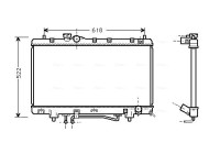 Kylare, motorkylning TO2242 Ava Quality Cooling