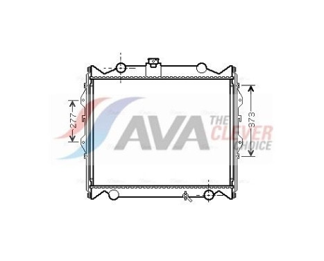 Kylare, motorkylning TO2248 Ava Quality Cooling