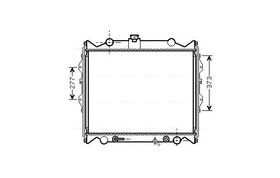 Kylare, motorkylning TO2249 Ava Quality Cooling