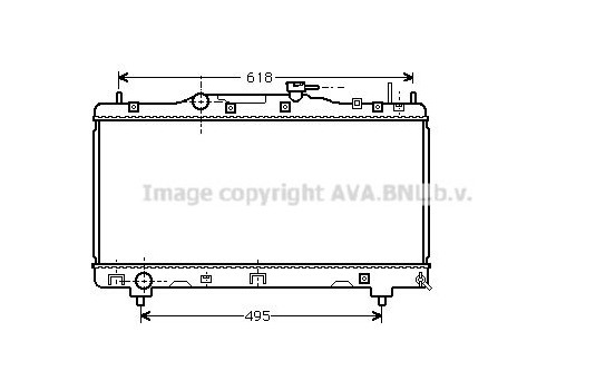 Kylare, motorkylning TO2256 Ava Quality Cooling